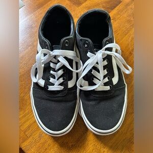 Vans Shoes Old Skool Black And White Sneaker Shoes Womens Size 6.5